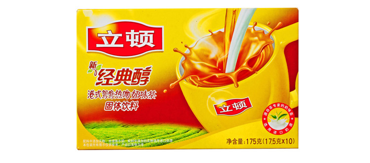 立顿经典醇港式鸳鸯热吻奶味茶175g（17.5g*10）/盒