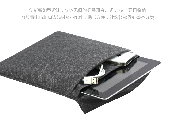 宜适酷（EXCO）WGN03 多功能内胆包For iPad mini/2