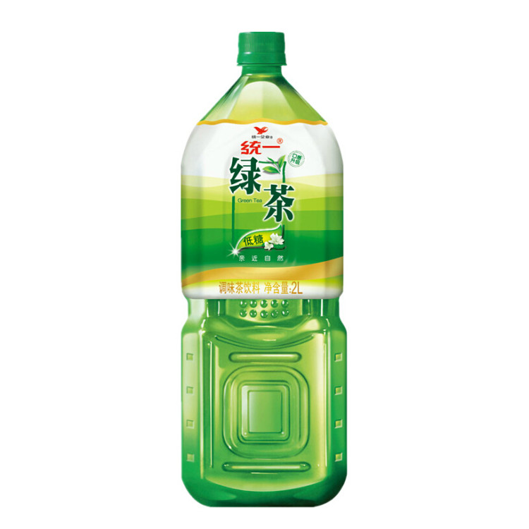 统一绿茶(低糖)饮料2L/瓶