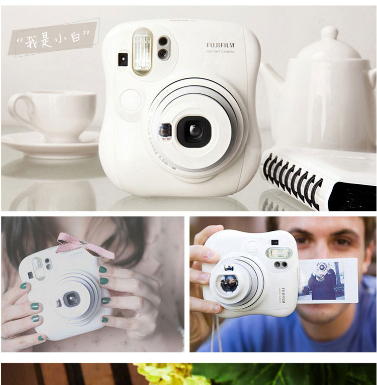 富士（FUJIFILM） INSTAX 一次成像相机 MINI25相机 白色