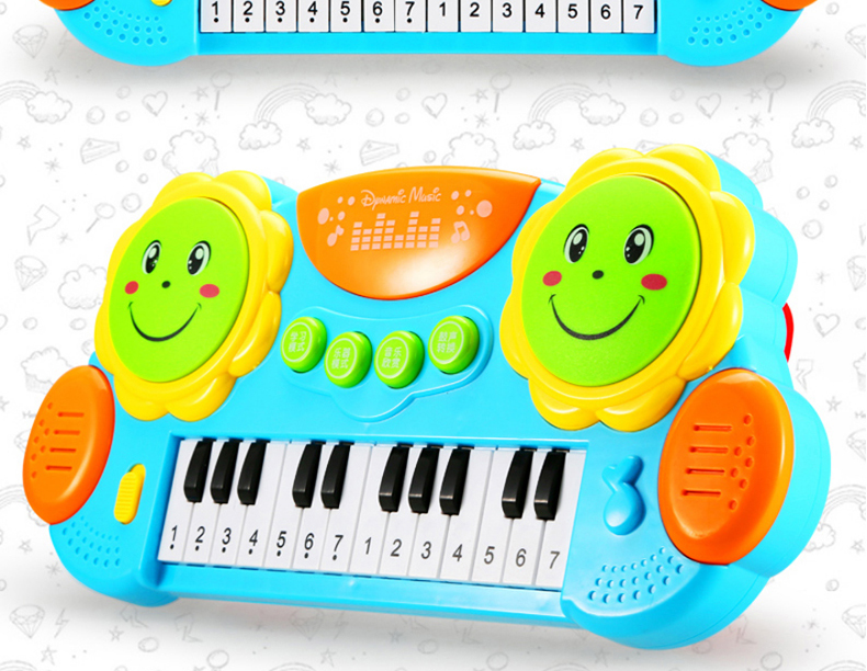 活石 儿童电子琴多功能拍拍鼓玩具