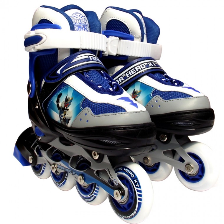 乐士 ENPEX铠甲勇士可调直排闪光轮轮滑鞋 旱冰鞋 溜冰鞋KJ-332